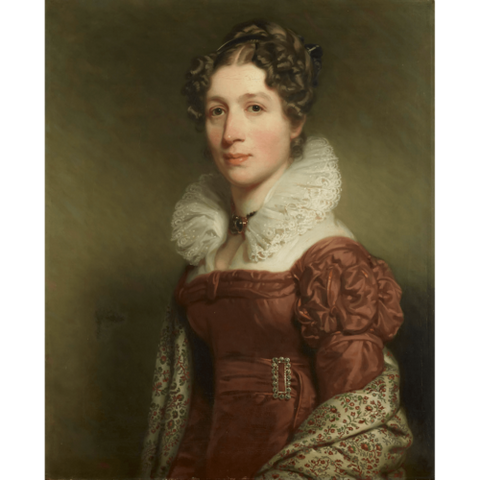 Jacoba Vetter (1796-1830). Wife of Pieter Meijer Warnars, bookseller in Amsterdam